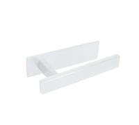 INOXLM - Soporte de papel higiénico para baño | Kit de baño adhesivo | Portarrollos de papel higiénico | Portarrollos de papel higiénico (soporte para papel higiénico, blanco)