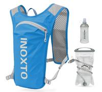 INOXTO Mochila Hidratacion,con Una Bolsa De Agua De 1,5 litros, La Mochila De La Bolsa De Agua Es Adecuada para Trotar, Andar En Bicicleta,MontañIsmo Hombres Y Mujeres De (Azul, Estándar)