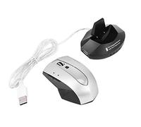 INPETS Ratones for Juegos, inalámbricos Ergonómicos con Soporte de Base de Carga Hub USB de 3 Puertos Ratón móvil, for portátiles for PC