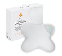 Inphysio® - Almohada Cervical Ergonómica - Almohada de Espuma con Memoria - Almohada de Gel Refrescante - Cojín Ortopédico Multiposición - Almohada de Doble Cara, 53x43x12 cm - Blanco