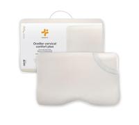 Inphysio® Confort Plus - Almohada Ortopédica - Almohada de Espuma con Memoria - Almohada Ergonómica Cervical - Almohada Antiácaros - Anti Cervicales Dolorosas - Hipoalergénica - 54 x 33 x 12/6 cm