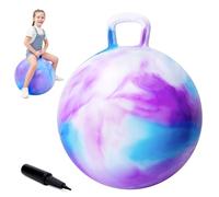 INPODAK Pelotas Saltarinas para Niños,Bola Hopper de 18 Pulgadas,Pelota Saltarina con Asa,Pelotas Saltarinas Inflables,Space Hopper para Niños de 3 a 6 Años,Juguetes Saltarines para Ninos