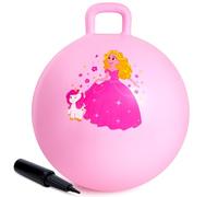 INPODAK Pelotas Saltarinas para Niños,Bola Hopper de 18 Pulgadas,Pelota Saltarina con Asa,Pelotas Saltarinas Inflables,Space Hopper para Niños de 3 a 6 Años,Juguetes Saltarines para Ninos