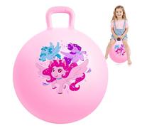 INPODAK Unicornio Pelotas Saltarinas para Niños,Bola Hopper de 18 Pulgadas,Pelota Saltarina con Asa,Pelotas Saltarinas Inflables,Space Hopper para Niños de 3 a 6 Años,Juguetes Saltarines para Ninos