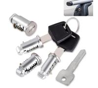INQUIRLLY 4 núcleos de bloqueo para portaequipajes Thule para portaequipajes de techo, cerradura de seguridad para cajas de techo, portaequipajes, cilindros de cerradura para cilindro de cerradura