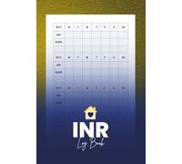 INR Log Book: Daily Anticoagulation Tracker for Warfarin Therapy and Blood Thinner Management
