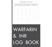 INR & Warfarin Log Book: Track Your INR Levels & Warfarin Dosage - Track Your Anti Coagulant Levels - For Blood Thinners & Stroke Recovery - Handy Pocket Size