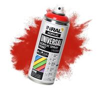 INRAL Pintura Acrílica Aerosol RAL3020 Rojo Brillante 400ml Int/Ext Rápido
