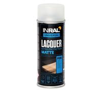 INRAL Spray - Pintura transparente de secado rápido, resistente al agua, ideal para pintura acrílica, resistente al calor y a los arañazos, barniz UV para bricolaje, carpinteros, artesanos y artistas