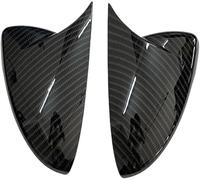 INRNT Carcasas Espejo Retrovisor para KIA Ceed Xceed 2019-2023, Antiarañazos Cubierta Protectora de Espejo Lateral Decoración Tapa Accesorios,A/Carbon Fibre Pattern