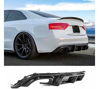 INRNT Difusor Parachoques Trasero Alerón para Audi A5 B8.5 Sline / S5 8T 2Door 2012 2013 2014 2015 2016,Anticolisión Coche Alerones Traseros ala Difusor Labios