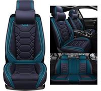 INRNT Fundas de Asiento de Coche para Cadillac SRX(5seats) 2. Generation 2009-2016 Co-Pilot/no/Air-Outlet,Antideslizante Delanteros Y Traseros Juego Completo Protectores,A/Blackblue