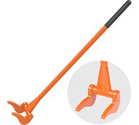 Insaga Palet Buster - Palet Buster de 50 pulgadas totalmente soldado con mango de acero, herramienta de extracción de tablas de cubierta industrial, barra de palanca de agarre antideslizante para una