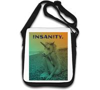 Insanity Unicorn Girl - Bolso de hombro para fotografía de niña, color blanco, White, Talla única