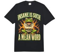 Insano es una Palabra Tan Mala Rana Meme Divertido Comfort Colors Adult Heavyweight T-Shirt
