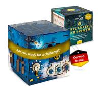 INSCAPE Atlantis Labyrinth Cluebox - Caja de rompecabezas de madera - Puzzle Box - Escape Room Juego para adultos y niños - Juegos de ajos - Rompecabezas de madera 3D - Juegos de pensamiento - Caja de