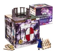 INSCAPE Cluebox Stonehenge's Legacy Puzle interactivo de madera 3D con mecanismos secretos - Experimenta el juego Escape Room - Ideal para aficionados a los rompecabezas y adultos - Caja de