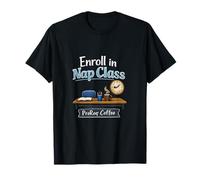 Inscríbase en la Clase de Siesta PreReq Coffee Teacher Cafeína Camiseta