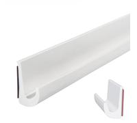 Inscrip Canaletas de lluvia RV en forma de J, canalones de lluvia, techo en forma de J, autoadhesivo, PVC en forma de J, canalón de lluvia para vehículo, camión, RV, barco, coche, furgoneta, puerta