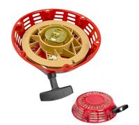 Inscrip Inicio por cable, generador de arranque de retroceso, generador de arranque por cable, arrancador de cuerda, polea de repuesto, para motores GX340 11 HP y GX390 13 HP, rojo