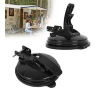 Inscrip Soporte para toldo, 2 piezas Soporte para pie de toldo para autocaravana, caravana, furgoneta Compatible con pie de toldo Thule Fiamma Dometic, Compatible con T6 T5 T4 T6.1, Nugget Vans