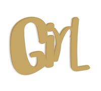 Inscripción de Madera para Colgar para niños Girl, decoración de Pared de Madera para la habitación de la niña Complemento de decoración de Madera, diseño Declea