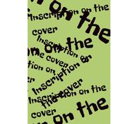 Inscription on the Cover | 6x9 Notebook with 110 Blank Pages | Minimalist Typographic Journal for Writing or Sketching: Modern notebook with clean ... drawing, note-taking, and creative ideas.