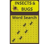 Insect and bug word search: Easy to read, Fun for all ages, Great for traveling,Nature, 6x9 inches,110 pages| 50 plus puzzles