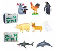 Insect & Animal Slot Assembly Toys, 3-Level DIY Educational Stem Puzzle Set with Lifelike Models, Build & Display Nature Learning Toy (Beginner)