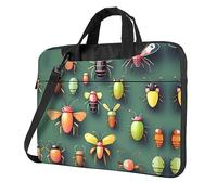 Insect Atlas - Bolsa de hombro multifuncional para laptop, 14.96 pulgadas de largo, maletín de hombro