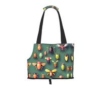 Insect Atlas - Bolsa de hombro plegable portátil para mascotas, adecuada para transportar mascotas pequeñas