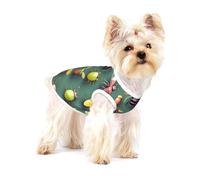 Insect Atlas - Chaleco de algodón para mascotas pequeñas, estampado completo, suave, transpirable, elástico, ropa diaria para fiesta