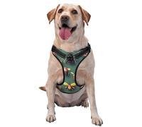 Insect Atlas - Chaleco de tracción para mascotas con estampado grande, adecuado para pasear perros, senderismo y aventuras al aire libre