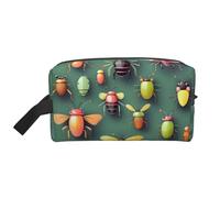 Insect Atlas - Neceser de viaje de gran capacidad para organizar artículos de tocador y objetos pequeños, adecuado para viajes diarios y gimnasio