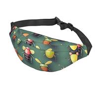 Insect Atlas - Riñonera multifuncional grande para hombres y mujeres, deportes al aire libre, viajes, a la moda y portátil, Como se muestra en la imagen, Talla única, Mochila de senderismo