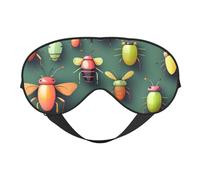 Insect Atlas Soft Eye Mask. Unisex, cómodo y transpirable, adecuado para el descanso diario. Te ayuda a entrar rápidamente en un sueño profundo.
