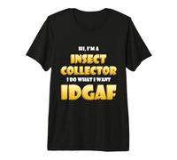 Insect Collector Idgaf Meme Bug Science Ant Studying Insects Camiseta Premium