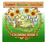 Insect Garden Buddies: A Cute and Cozy Coloring Book for All Ages Featuring Whimsical Insects and Lush Garden Scenes