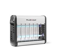 Insect-O-Cutor PlusZap Electric Fly Killer - Fast Acting Mosquito Control - Powerful Killing Grid - Pre Installed UV Lamps - Catch Tray - Zap Kill Trap - Flying Insects - 16W Aluminium - 3rd Gen