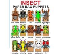 Insect Paper Bag Puppets: Kids' Art and Craft Activity