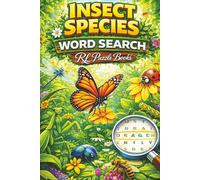 Insect Species Word Search: Insect Puzzle Book for Adults & Teens Featuring Bugs, Butterflies, Nature, Entomology and Relaxing Brain Games