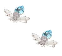 Insect Themed Brooch Pins Blouse Lapel Sewing Clasps for Clothing Scarf Jacket Retro Shawl Collar Clips Blanket Bee Pin Copper