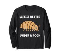Insect Woodlice Quote Pill Bug Life is Better Under a Rock Manga Larga
