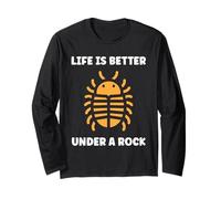 Insect Woodlice Quote Pill Bug Life is Better Under a Rock Manga Larga
