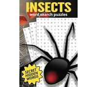 Insect Word Search Puzzle Book: Word Searches with Large Easy to Read Print about Insect, Bugs, Spiders and More | 110 pages | 50+ Puzzles... Gift for Kids, Holidays and Free Time