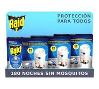 Insecticida Eléctrico Raid Pack 3 Unidades con 3 Recambios 60 Noches