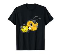 Insecto Avispa Avispa de Abeja sosteniendo una Historieta de Pelota de sóftbol Camiseta