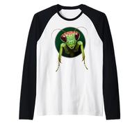 Insecto Mantis religioso Divertido Camiseta Manga Raglan