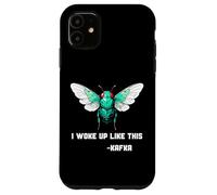 Insecto Me desperté así Franz Kafka Cicada Beetle Bugs Carcasa para iPhone 11
