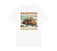 Insecto Mosca la Hermosa Mosca FEA Camiseta, Hombre Tallas Grandes, Blanco, 5X Alto